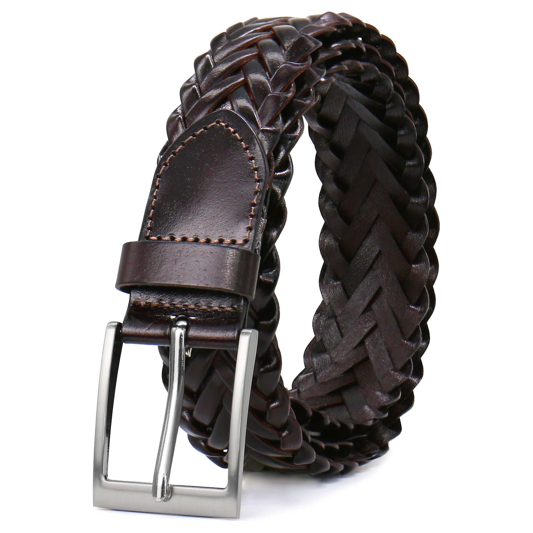Ceinture à Boucle Classique en Simili Cuir pour Homme Romuald — visuel 2