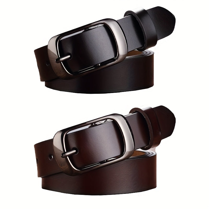 Ceinture à Boucle Classique en Simili Cuir pour Homme Tristan — visuel 4