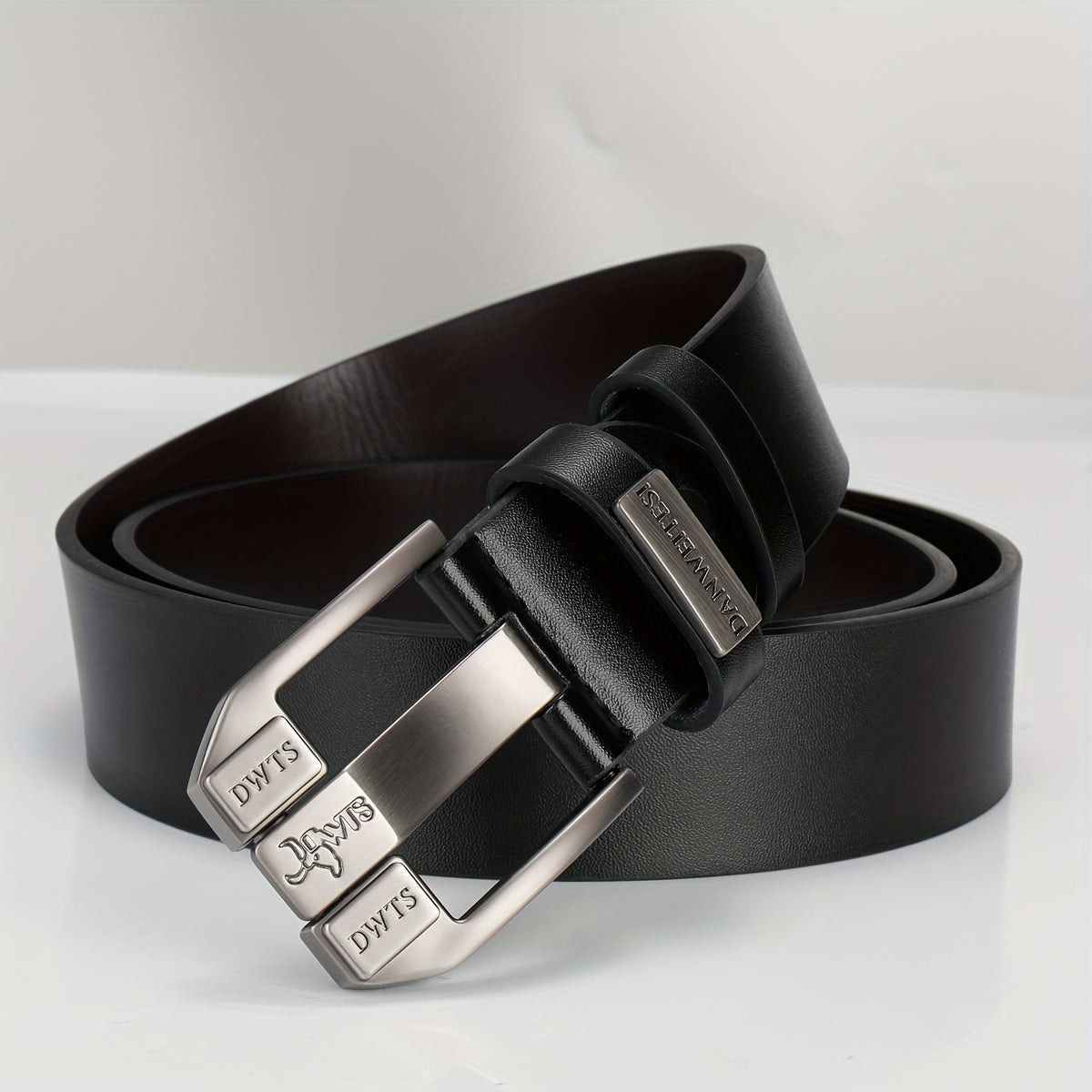 Ceinture à Boucle Classique en Simili Cuir pour Homme Valentin — visuel 10