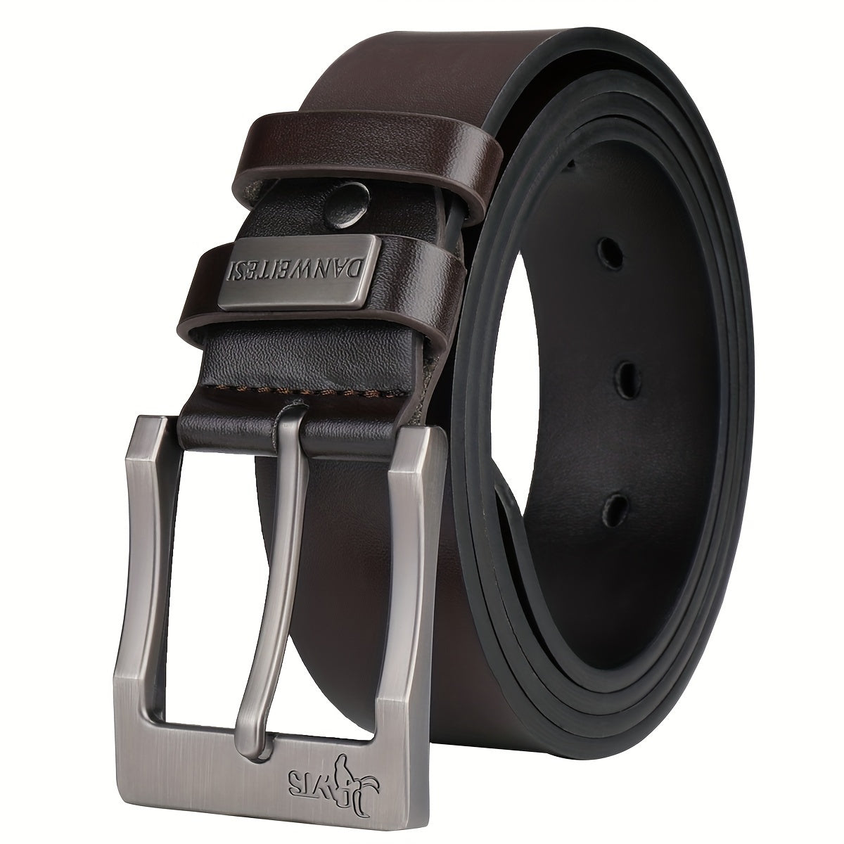 Ceinture à Boucle Classique en Simili Cuir pour Homme Valentin — visuel 6