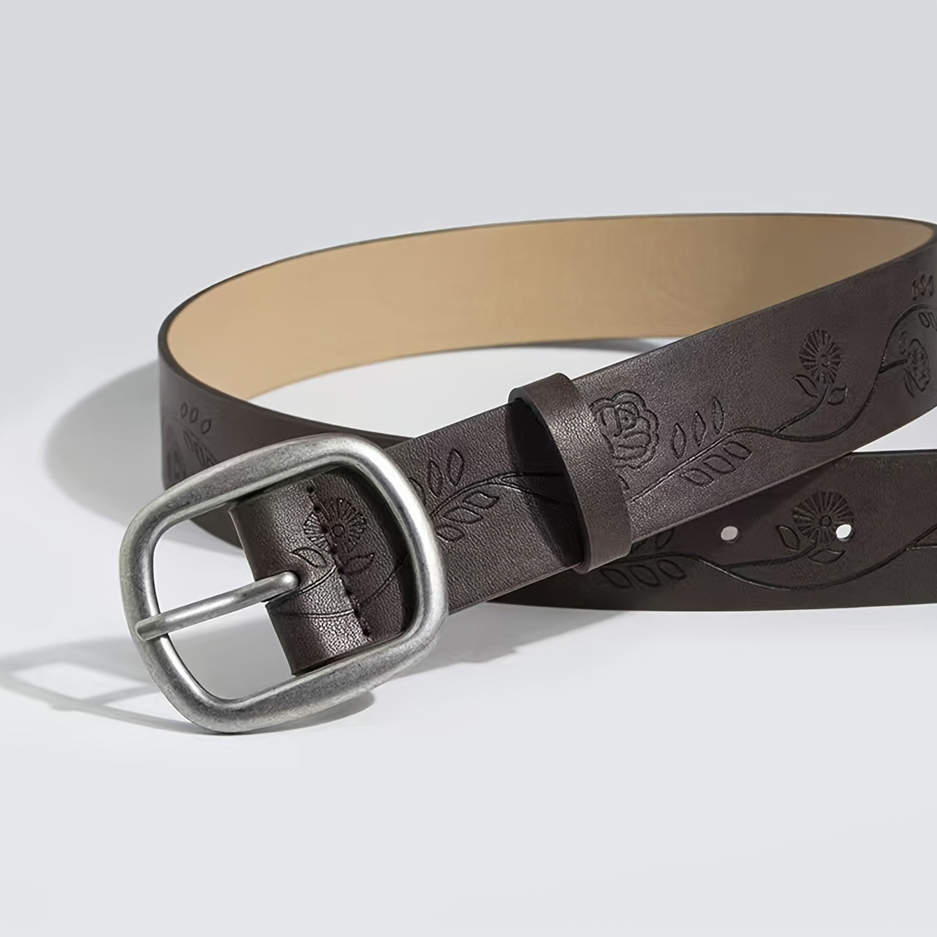 Ceinture à Boucle Classique en Simili Cuir pour Homme Vincent — visuel 10