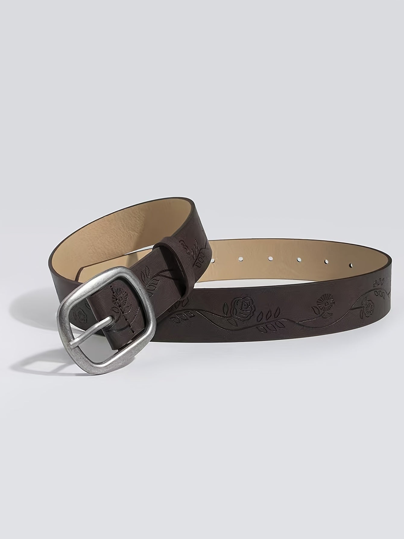 Ceinture à Boucle Classique en Simili Cuir pour Homme Vincent — visuel 11