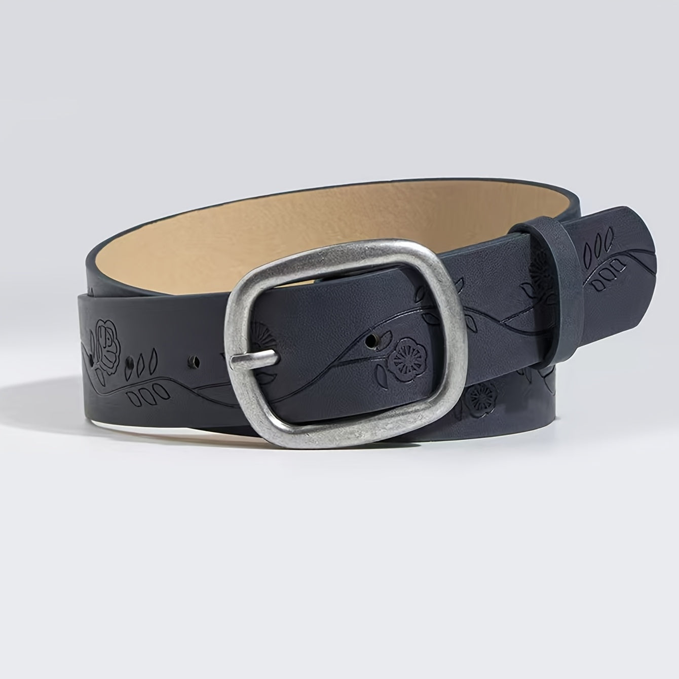 Ceinture à Boucle Classique en Simili Cuir pour Homme Vincent — visuel 4