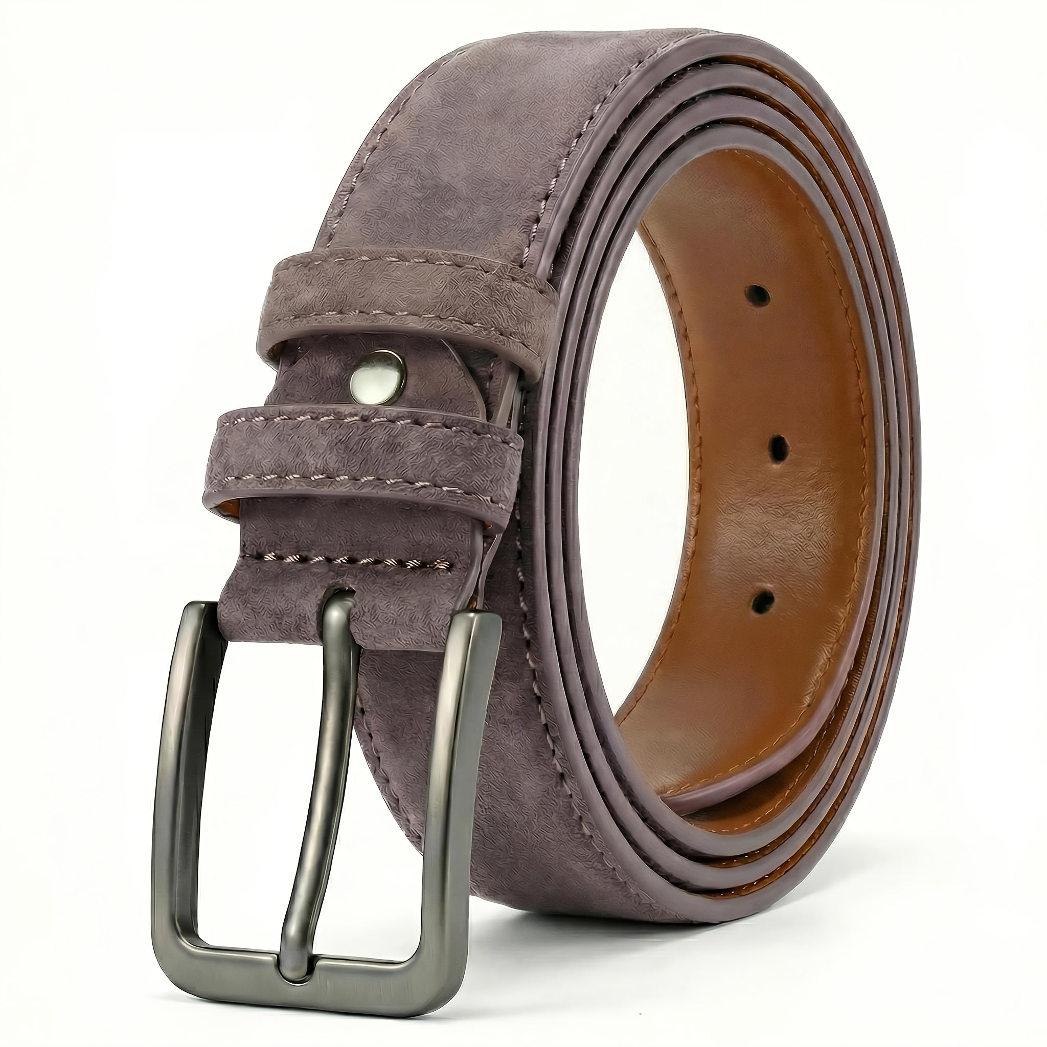 Ceinture à Boucle Classique en Simili Cuir pour Homme Walter — visuel 4
