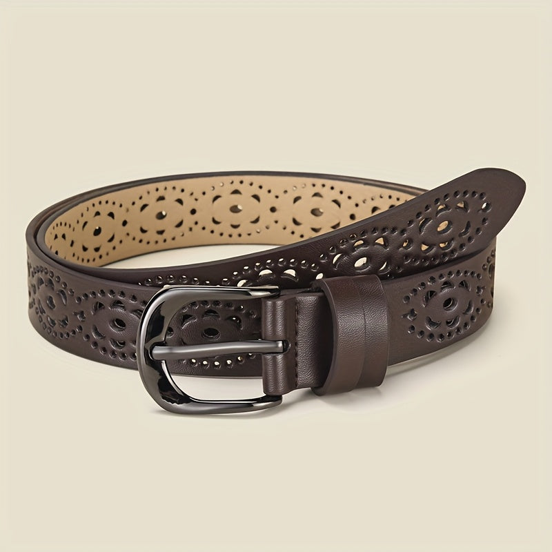 Ceinture à Boucle Classique en Simili Cuir pour Homme Wandrille — visuel 3