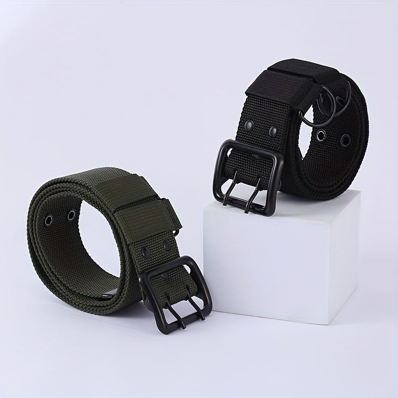 Ceinture à Boucle Classique en Tissu pour Homme Léandre — visuel 4