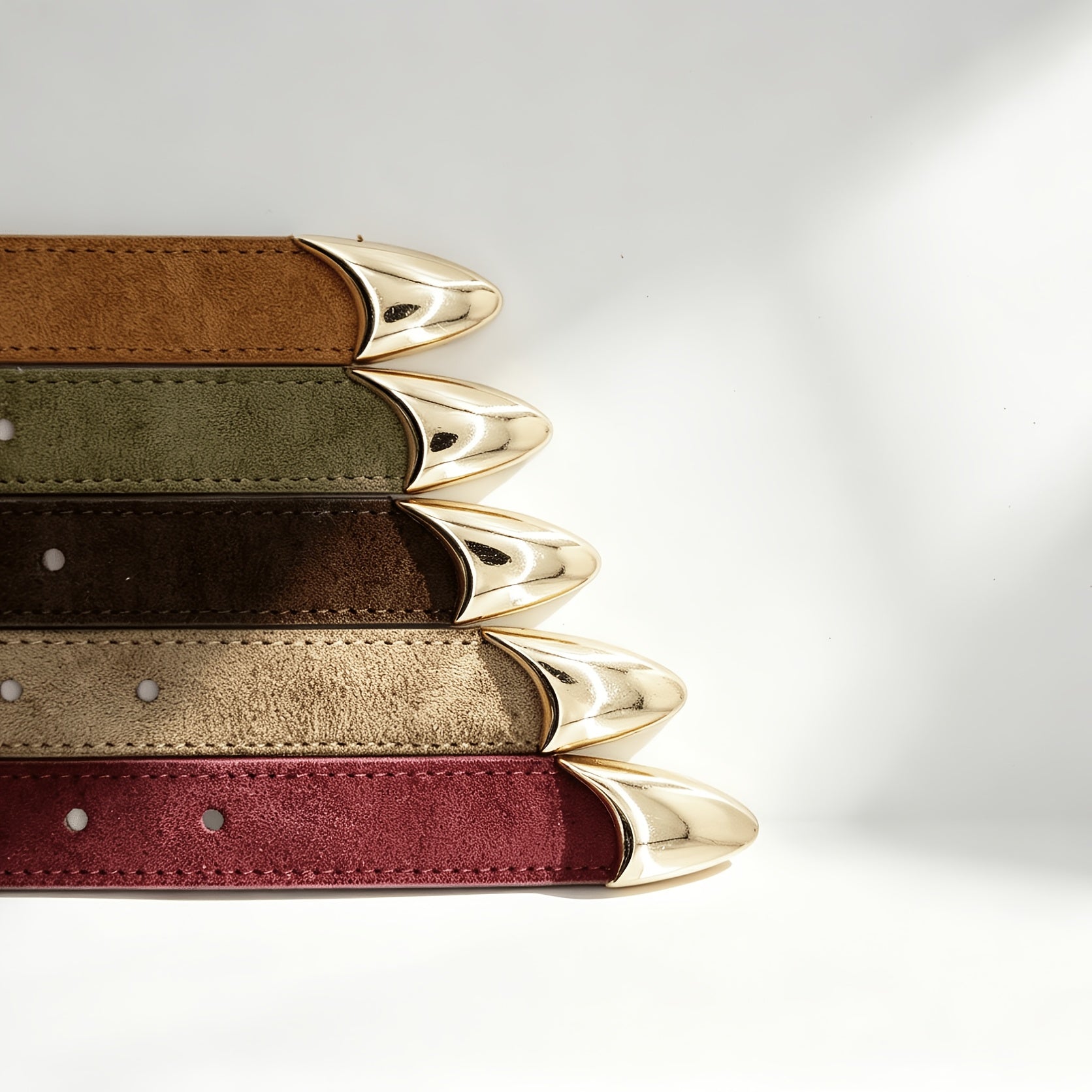 Ceinture Cloutée en Simili Cuir pour Femme Laetitia — visuel 7