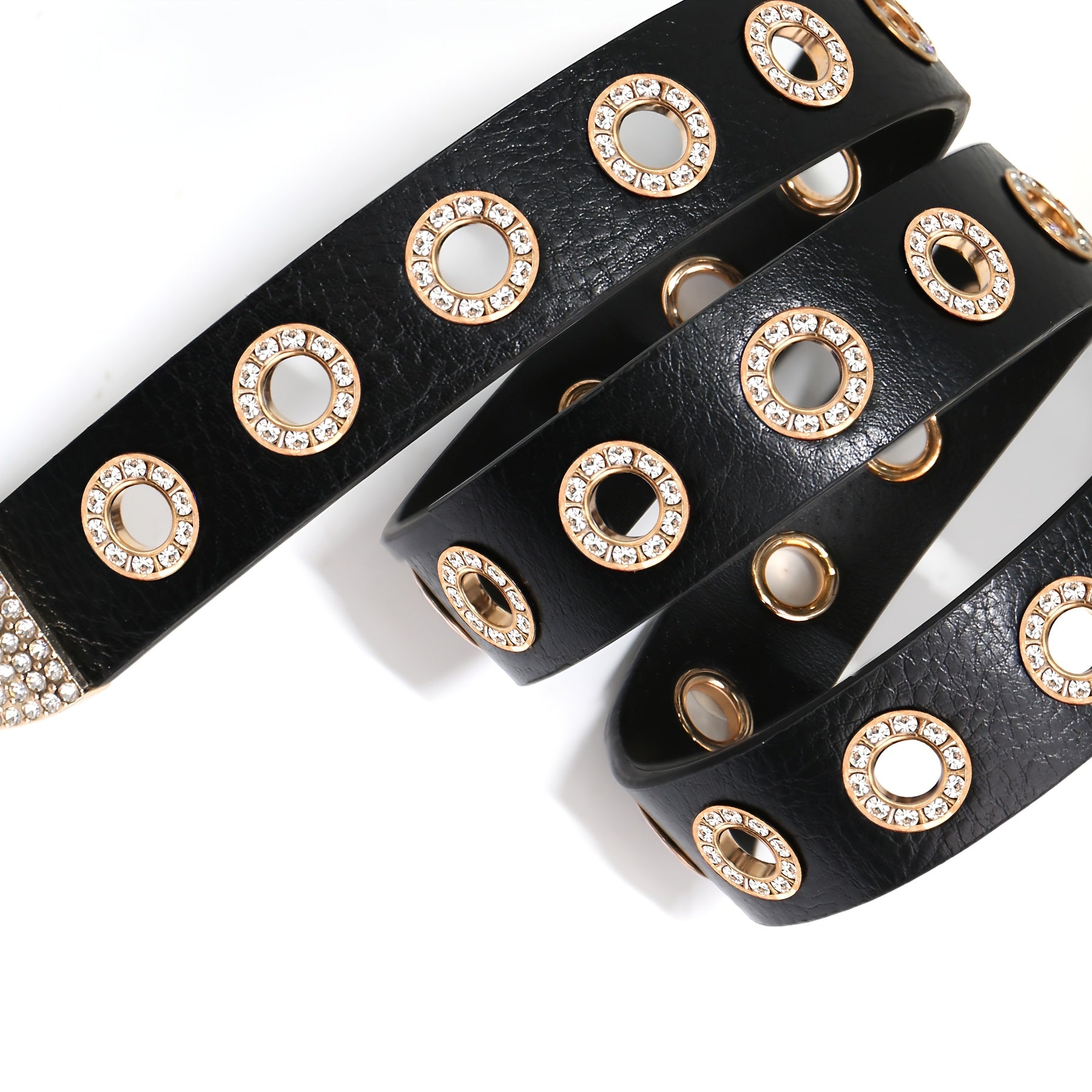 Ceinture Cloutée en Simili Cuir pour Femme Nadege — visuel 1