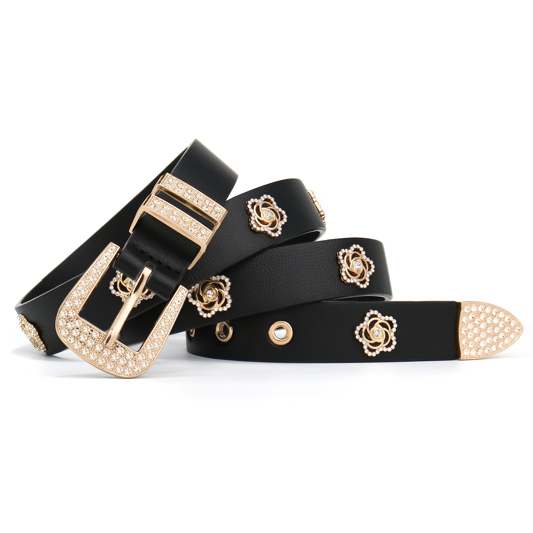 Ceinture Cloutée en Simili Cuir pour Femme Servane — visuel 1