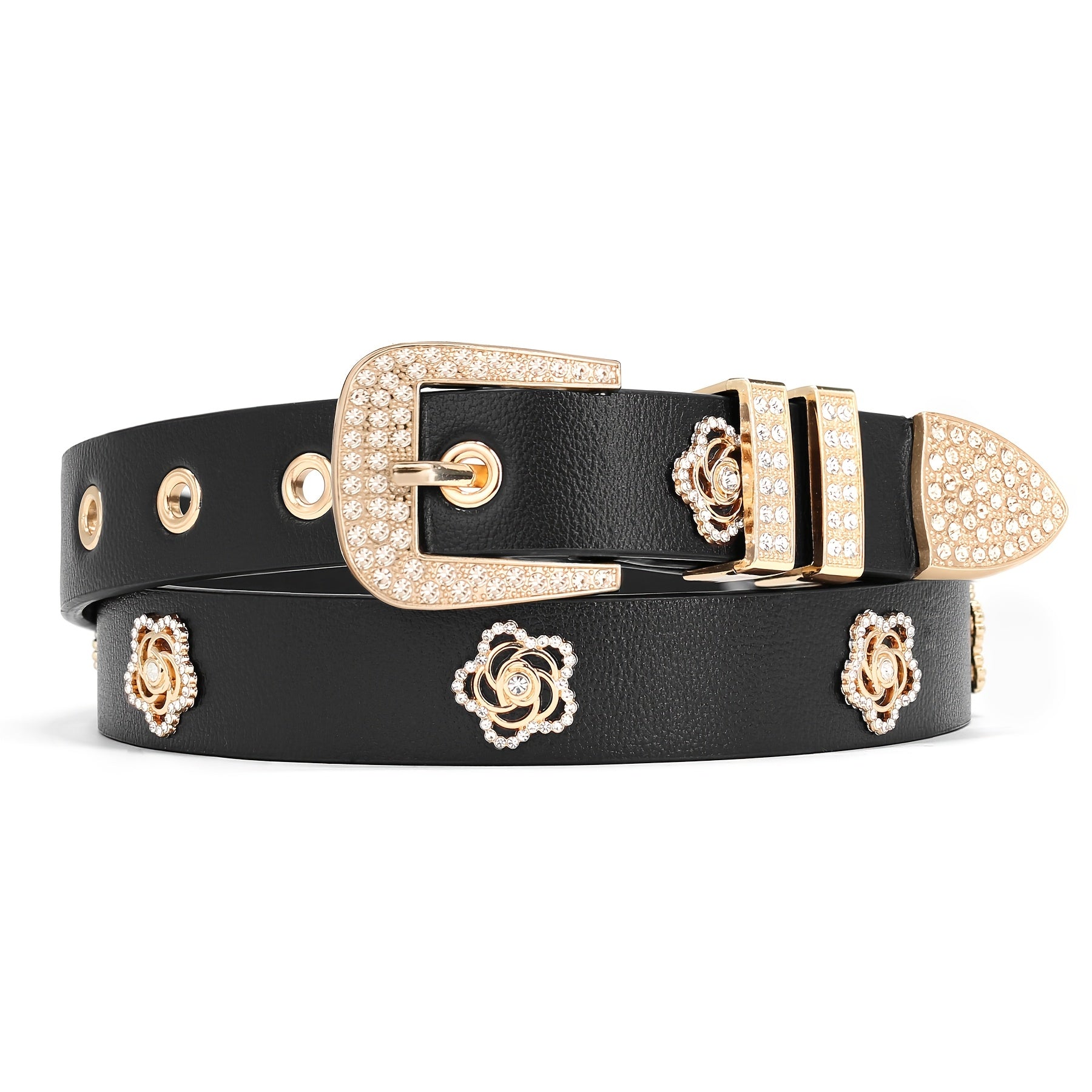 Ceinture Cloutée en Simili Cuir pour Femme Servane — visuel 2