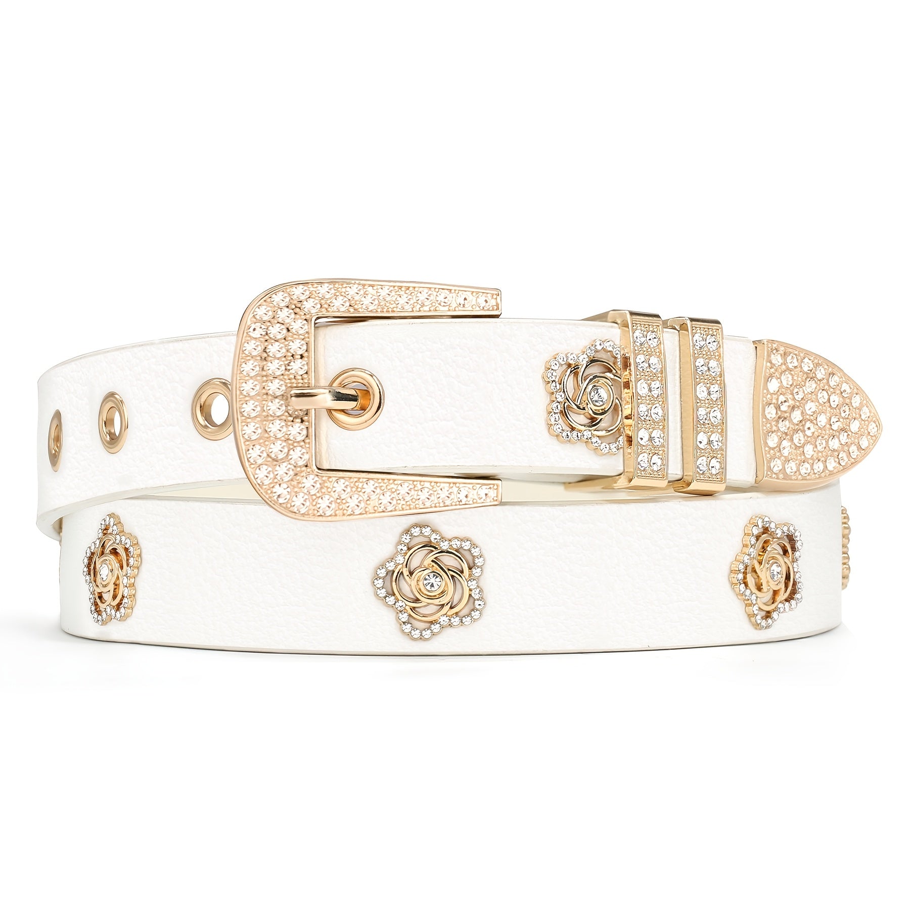Ceinture Cloutée en Simili Cuir pour Femme Servane — visuel 3