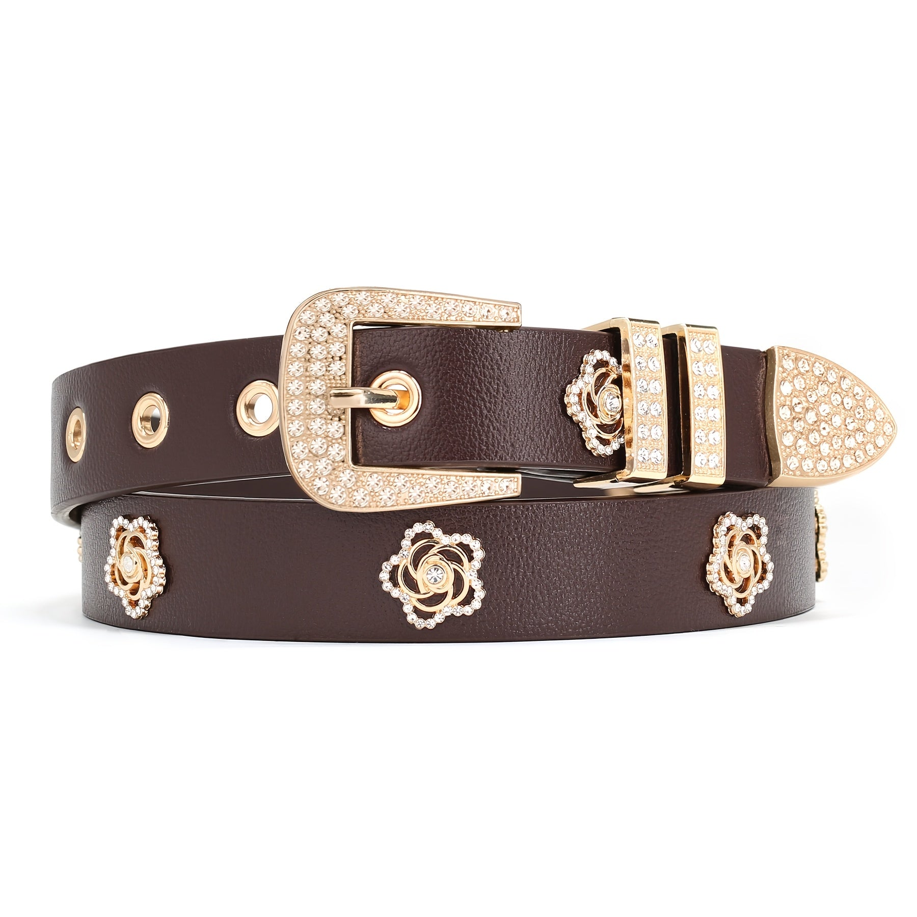Ceinture Cloutée en Simili Cuir pour Femme Servane — visuel 4