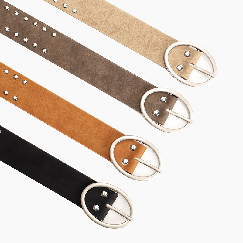 Ceinture Cloutée en Simili Cuir pour Homme Arras — visuel 6