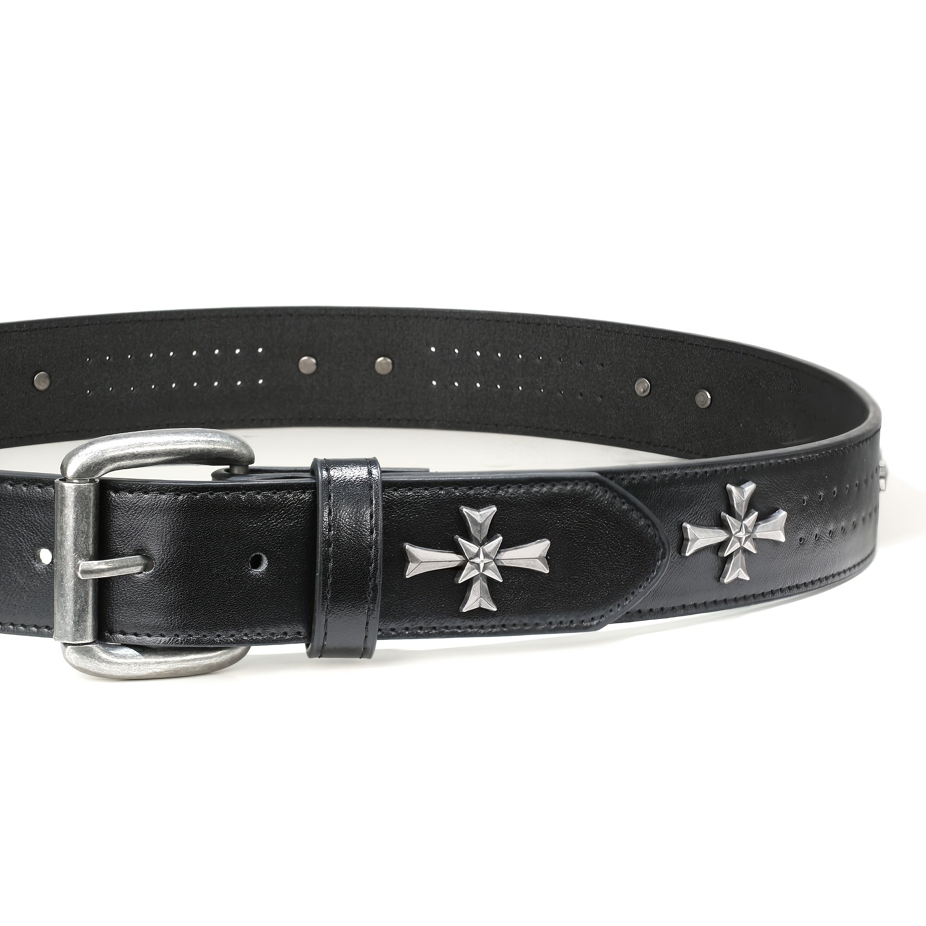 Ceinture Cloutée en Simili Cuir pour Homme Fulbert — visuel 7