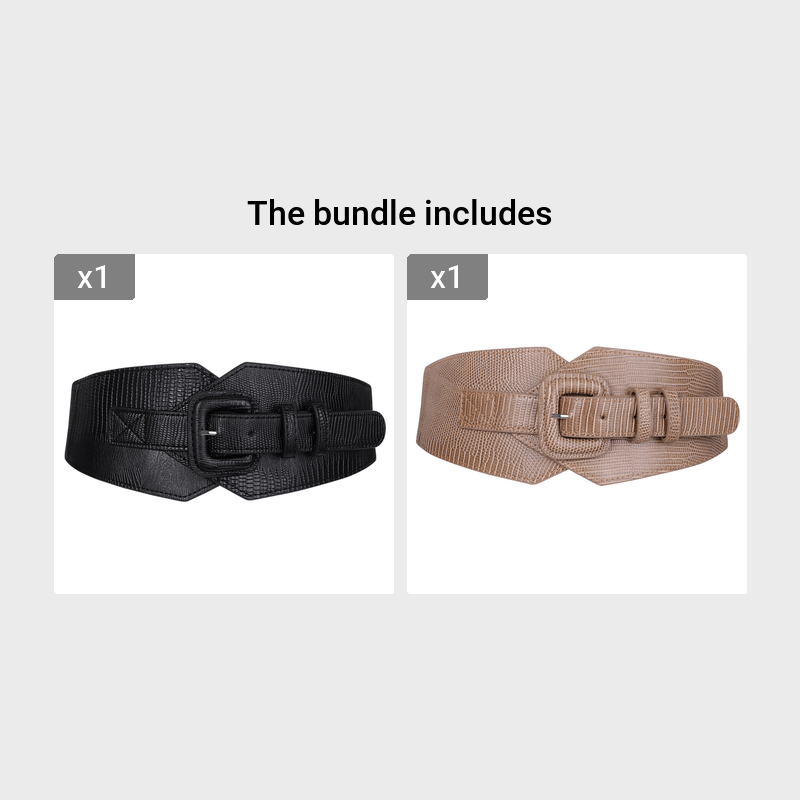 Ceinture Corset Large pour Femme Thais — visuel 5