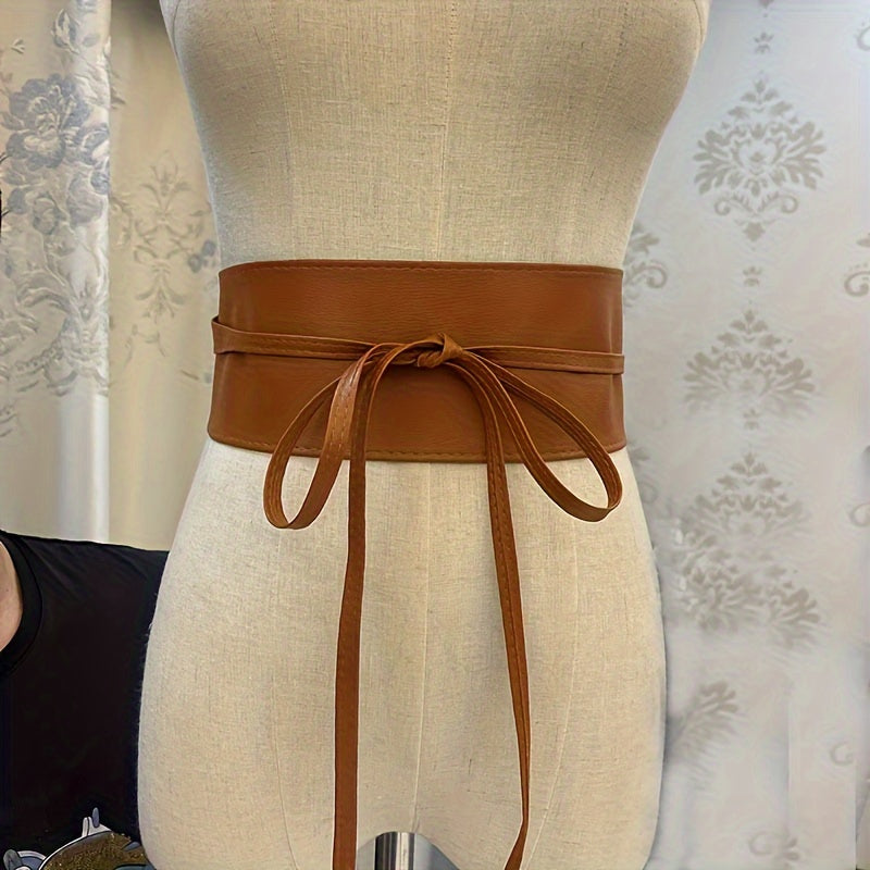 Ceinture Corset en Simili Cuir pour Femme Andalousie — visuel 1