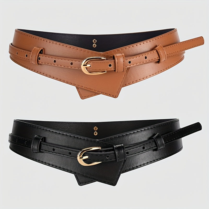 Ceinture Corset en Simili Cuir pour Femme Melina — visuel 4