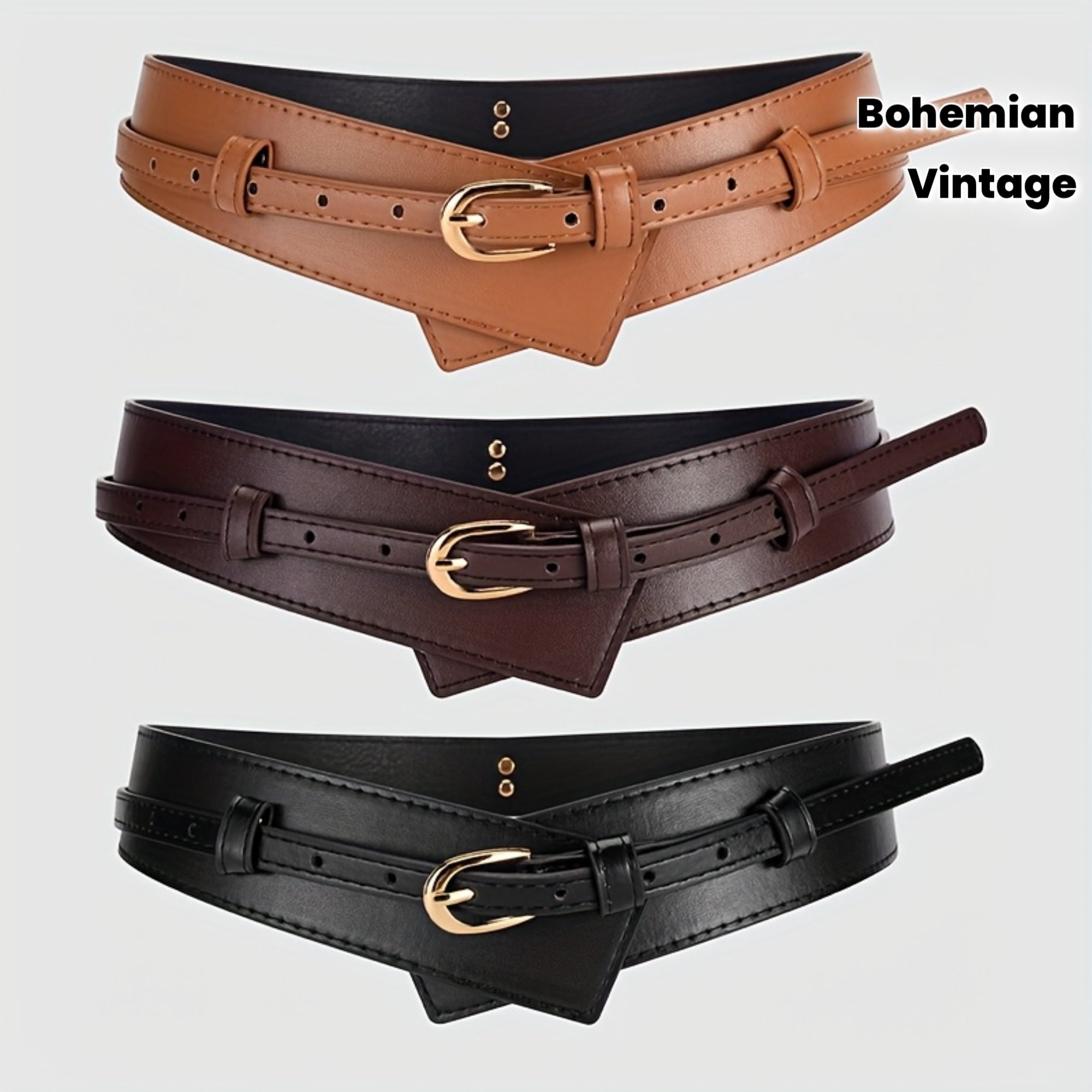 Ceinture Corset en Simili Cuir pour Femme Melina — visuel 6