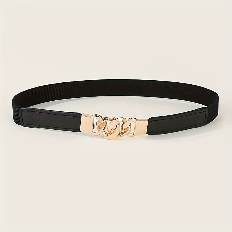 Ceinture Dorée Élastique pour Femme Sabine — visuel 2
