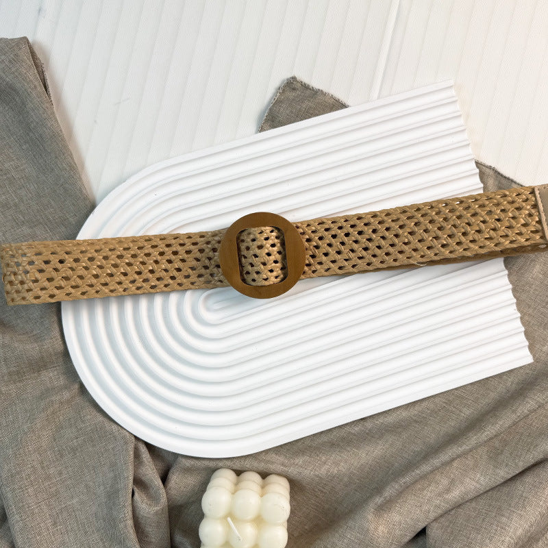 Ceinture Dorée en Simili Cuir pour Femme Riviera — visuel 1