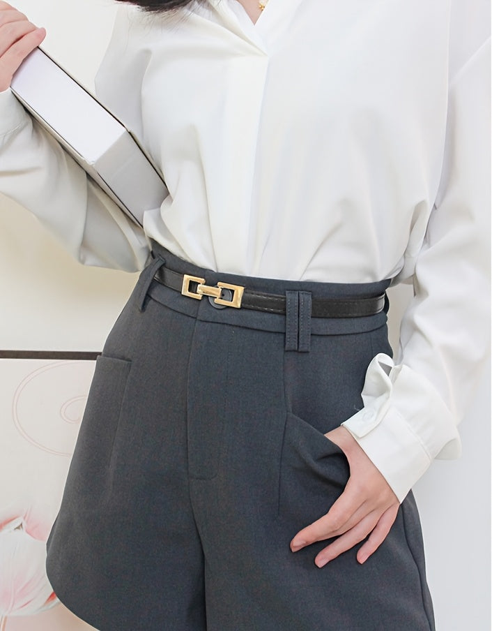 Ceinture Dorée en Simili Cuir pour Homme Auckland — visuel 4