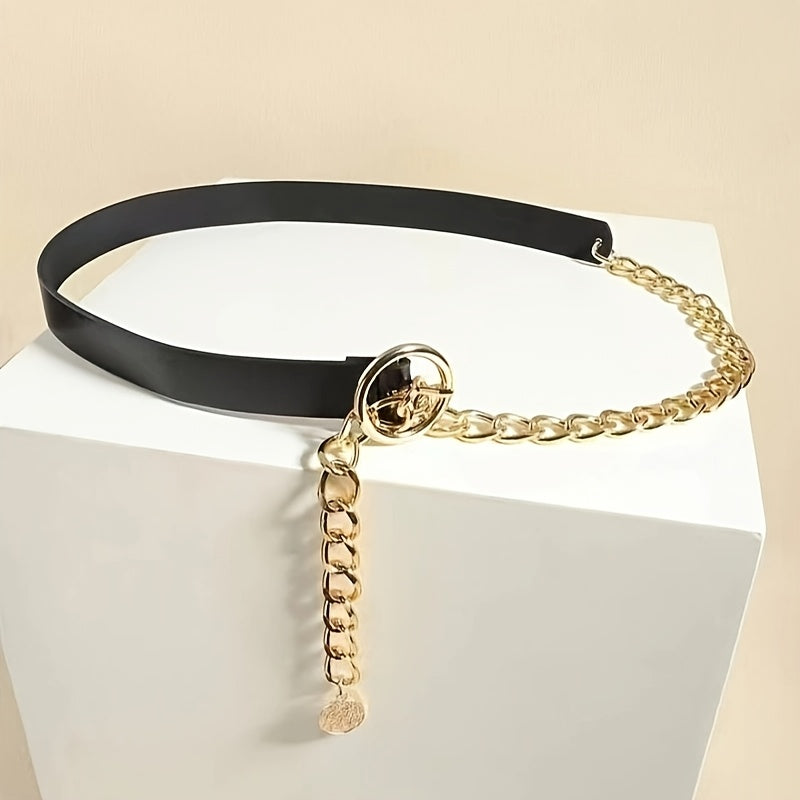 Ceinture Dorée en Simili Cuir pour Homme Avignon — visuel 3