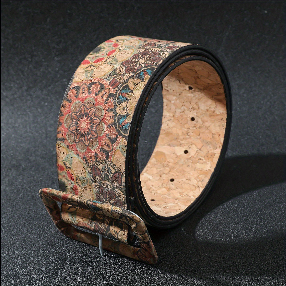 Ceinture Dorée en Simili Cuir pour Homme Bridgeport — visuel 1
