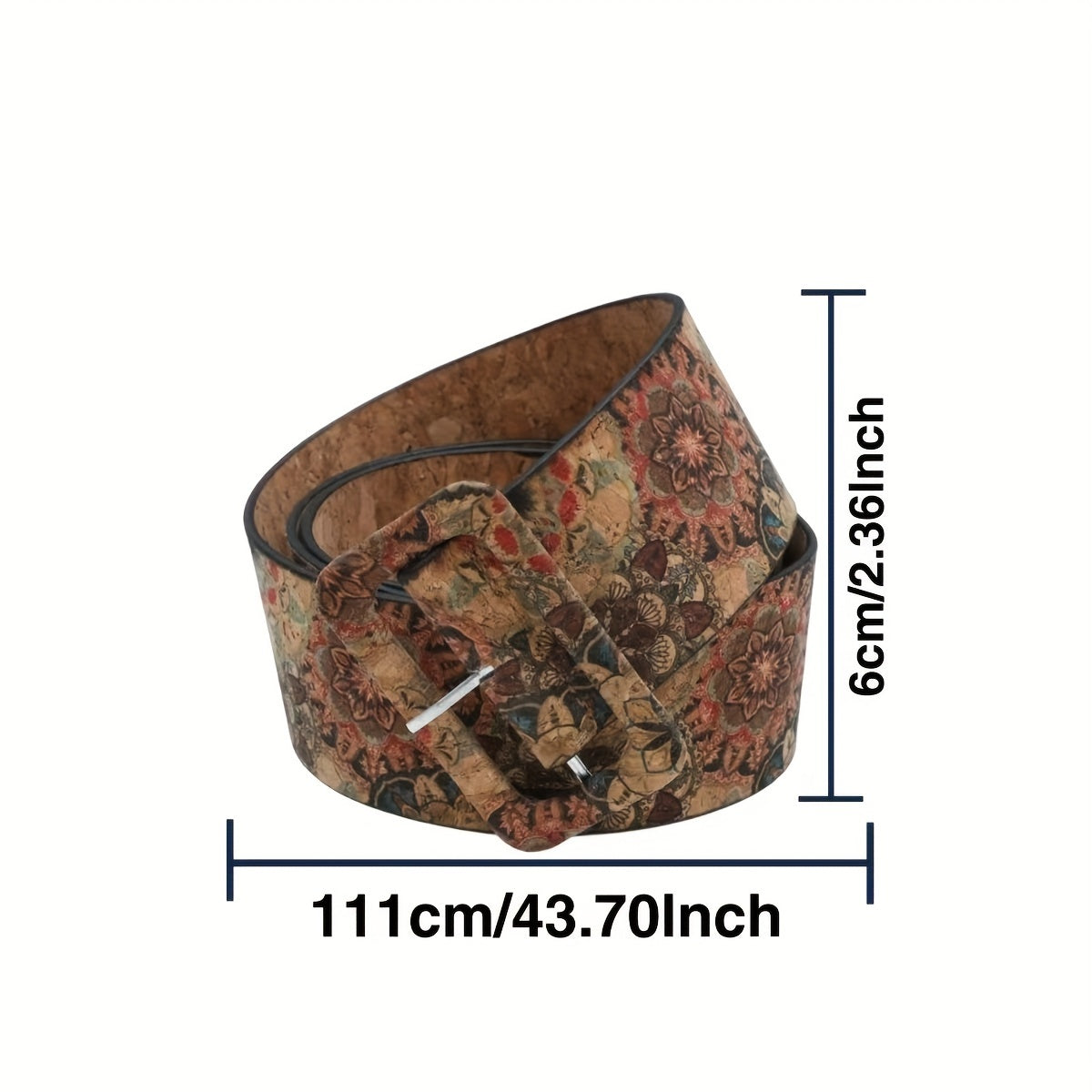 Ceinture Dorée en Simili Cuir pour Homme Bridgeport — visuel 5