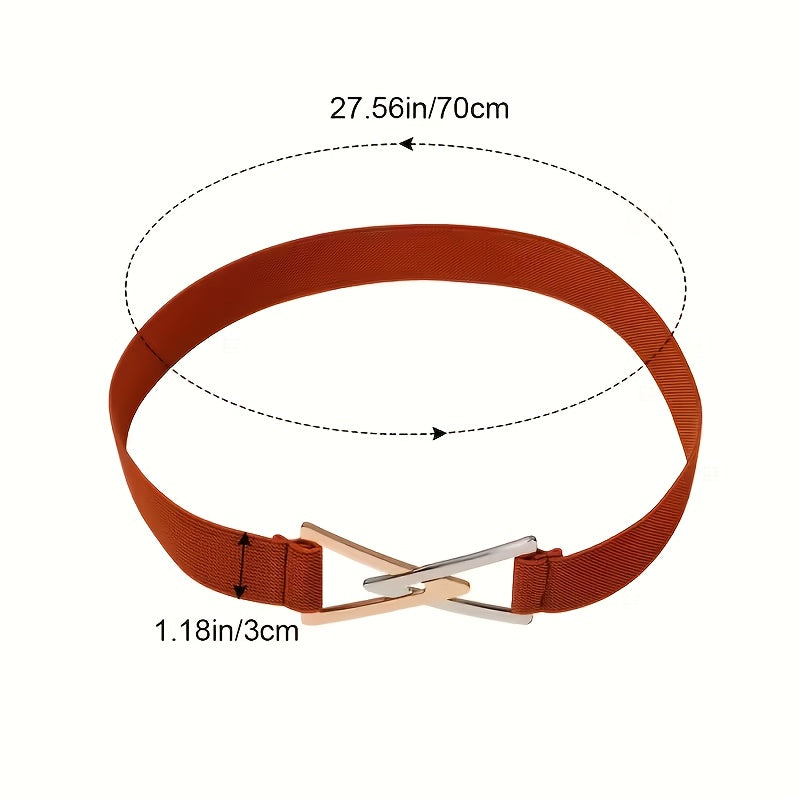 Ceinture Élastique en Simili Cuir pour Femme Pascaline — visuel 7