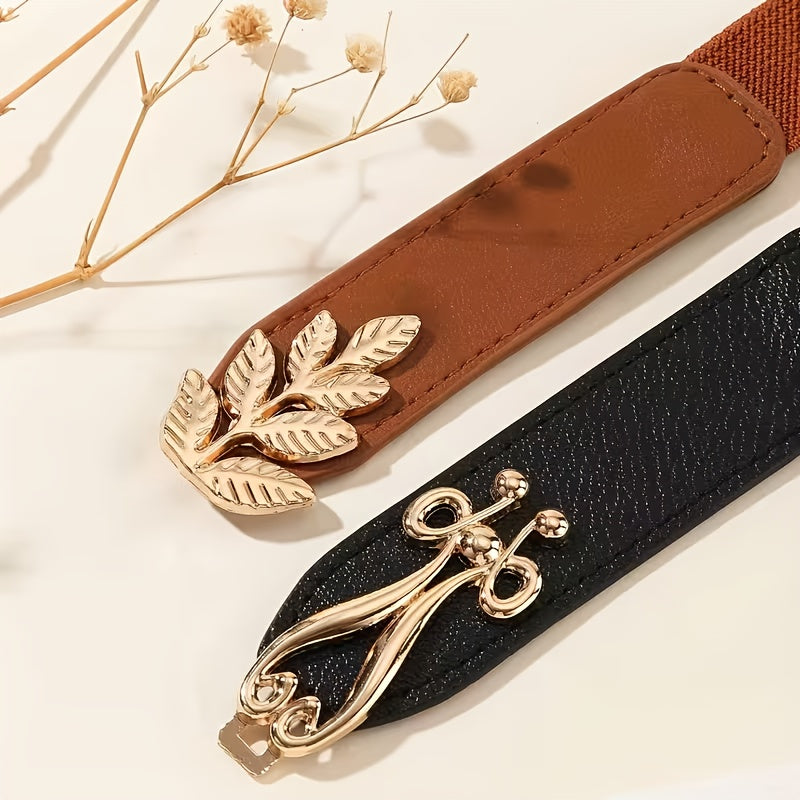 Ceinture Élastique en Simili Cuir pour Femme Rosalie — visuel 5