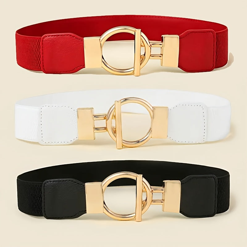 Ceinture Élastique en Simili Cuir pour Femme Solene — visuel 2