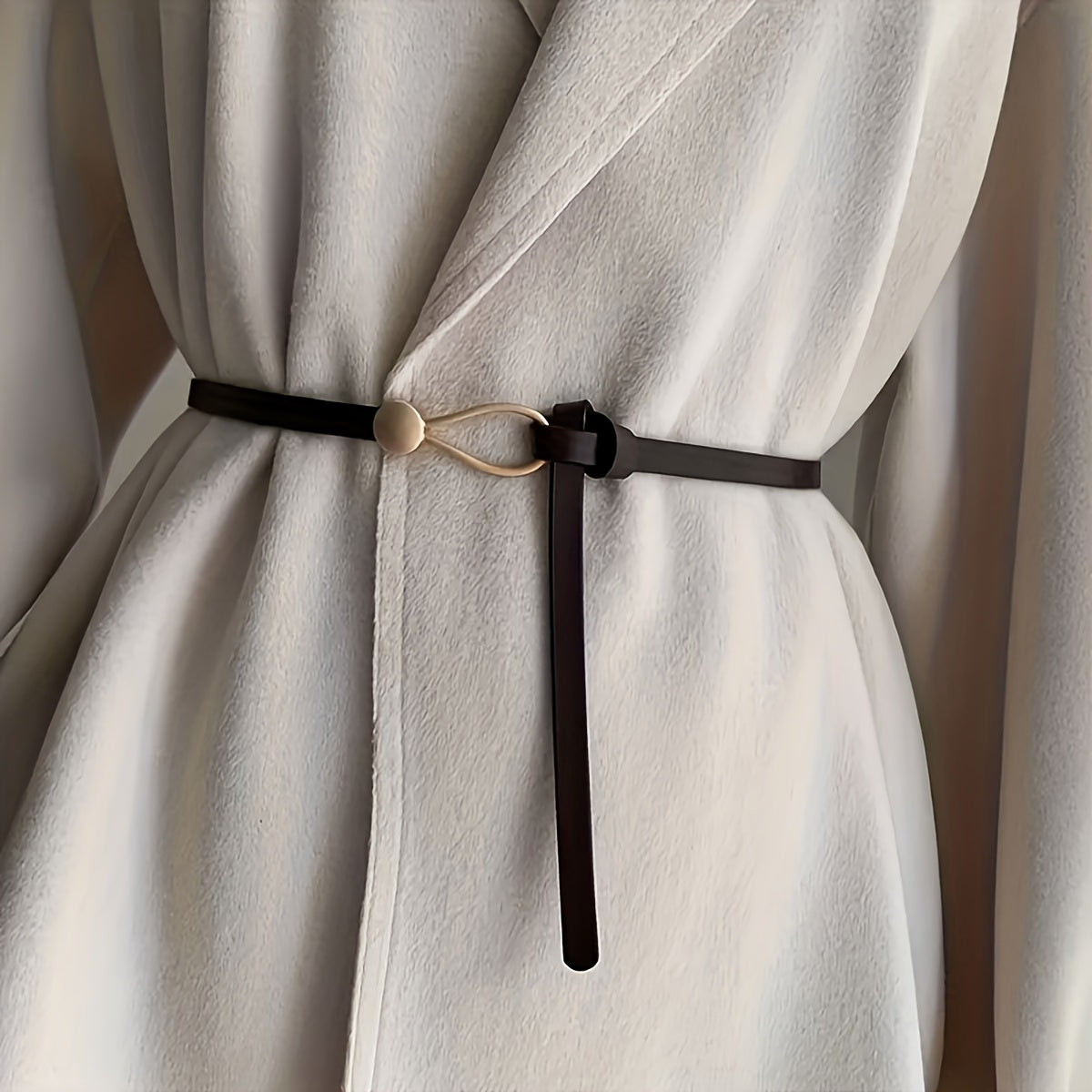 Ceinture Élastique en Simili Cuir pour Femme Stephanie — visuel 8