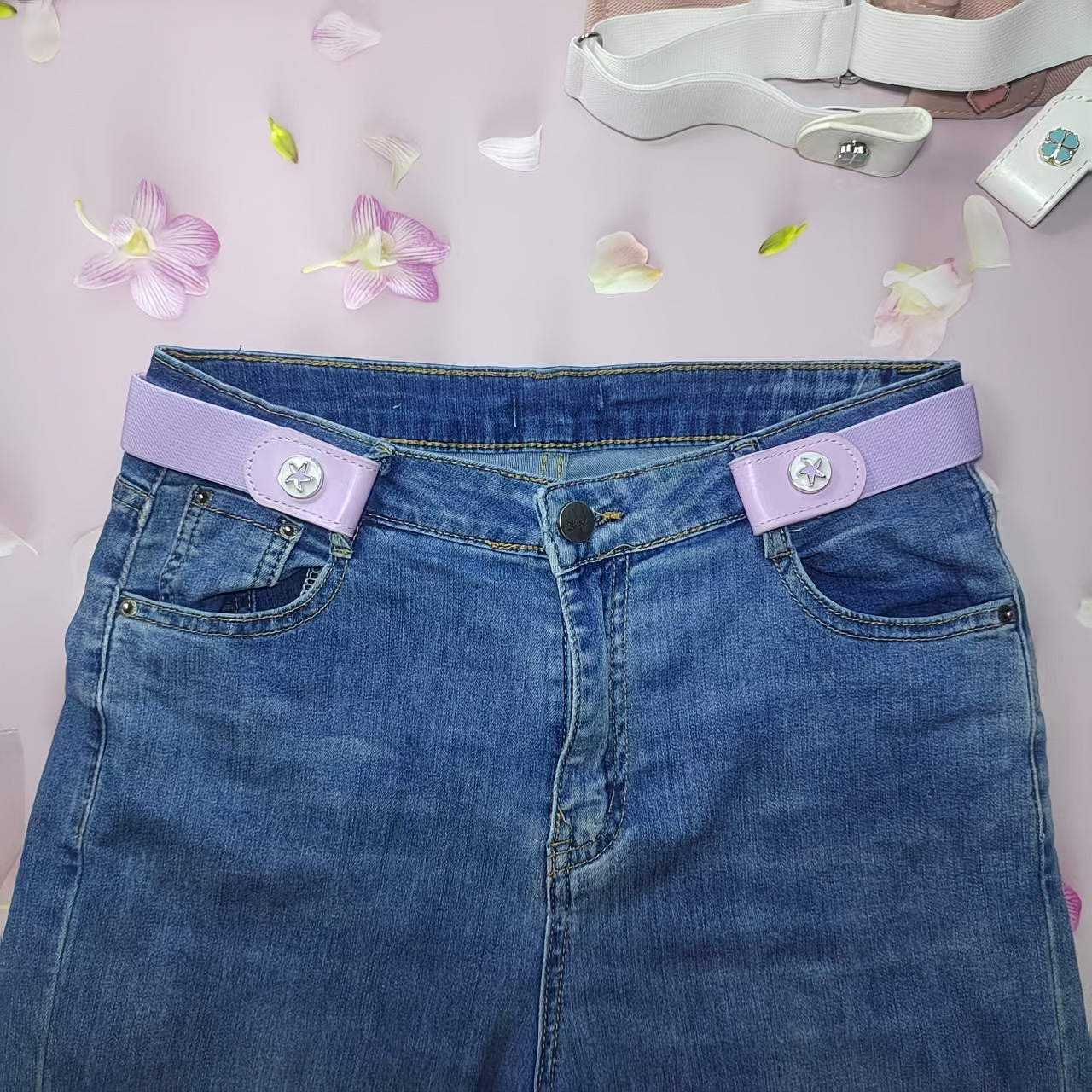 Ceinture Élastique en Tissu pour Femme Ariel — visuel 3