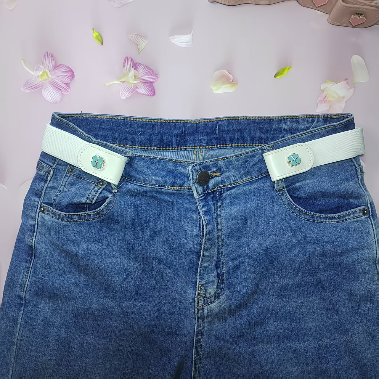 Ceinture Élastique en Tissu pour Femme Ariel — visuel 4