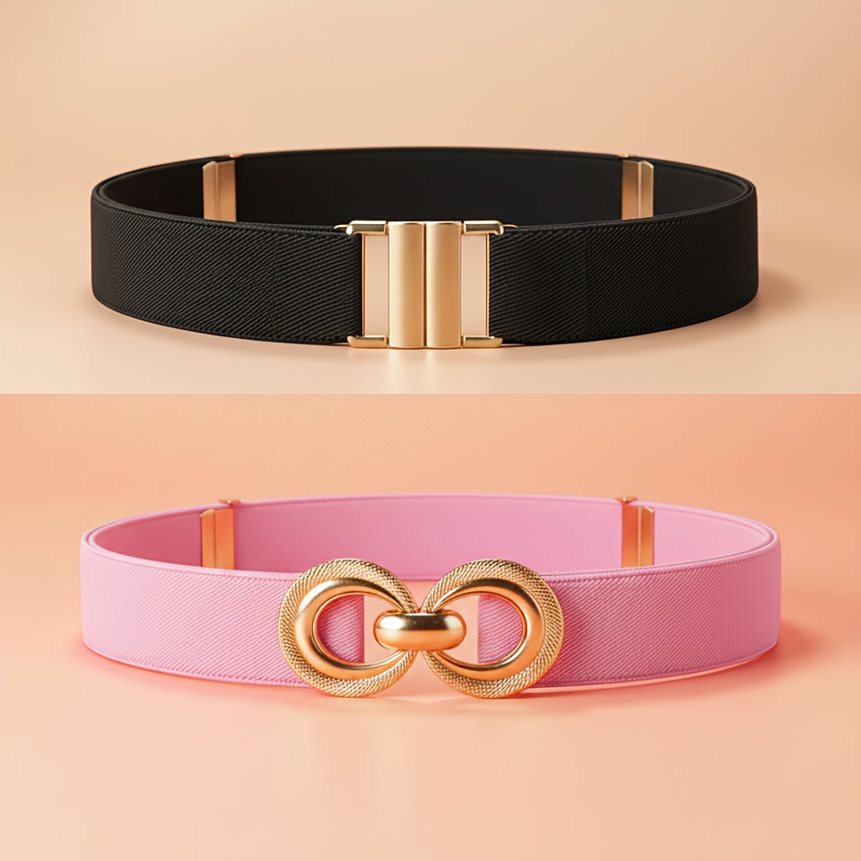 Ceinture Élastique en Tissu pour Femme Sarah — visuel 3