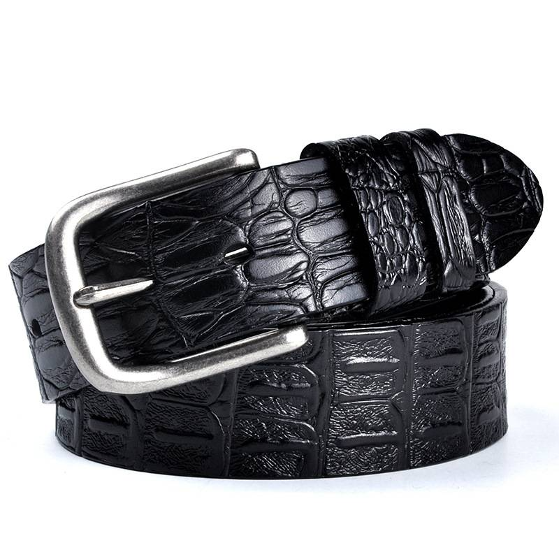 Ceinture Façon Crocodile en Simili Cuir pour Homme Hereford — visuel 3