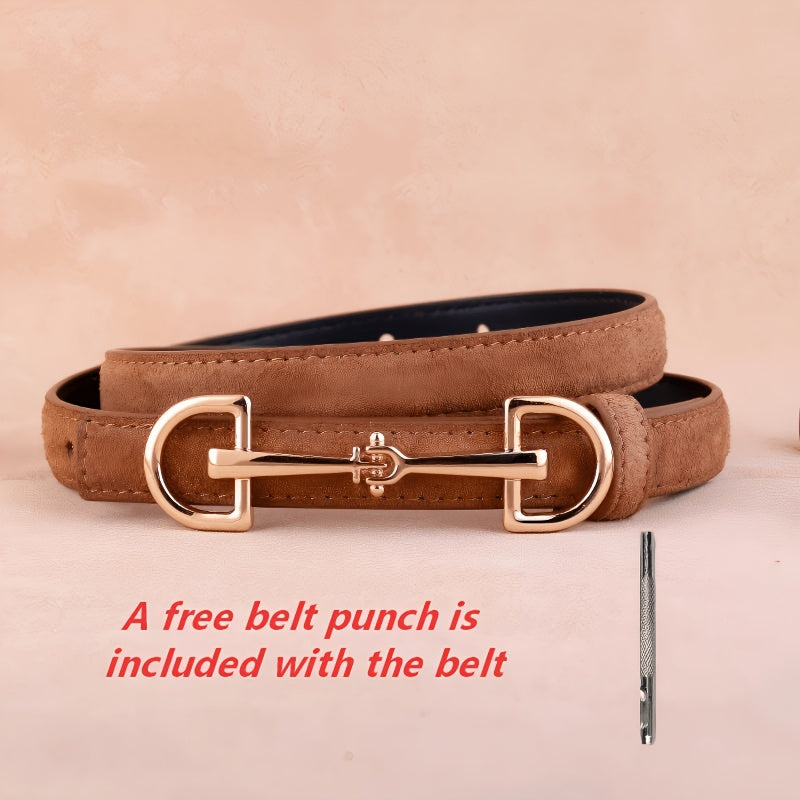 Ceinture Fine en Cuir pour Femme Ondine — visuel 2