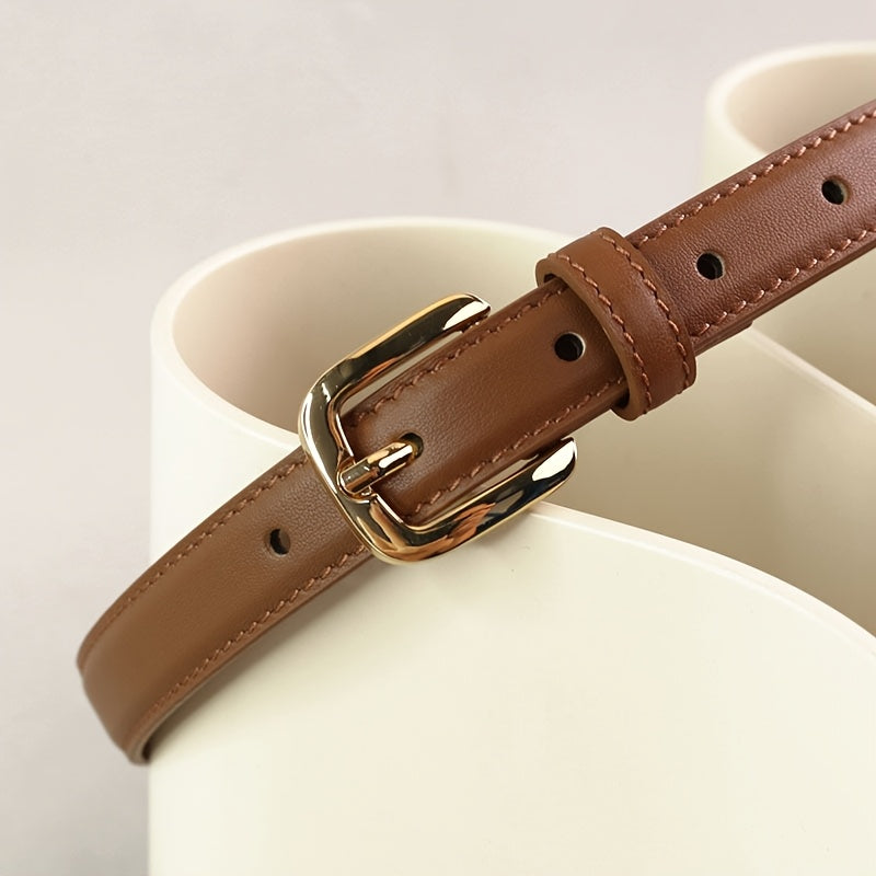 Ceinture Fine en Simili Cuir pour Femme Judith — visuel 5