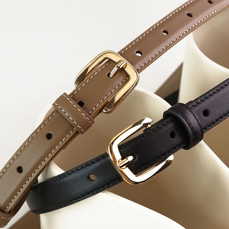 Ceinture Fine en Simili Cuir pour Femme Judith — visuel 9