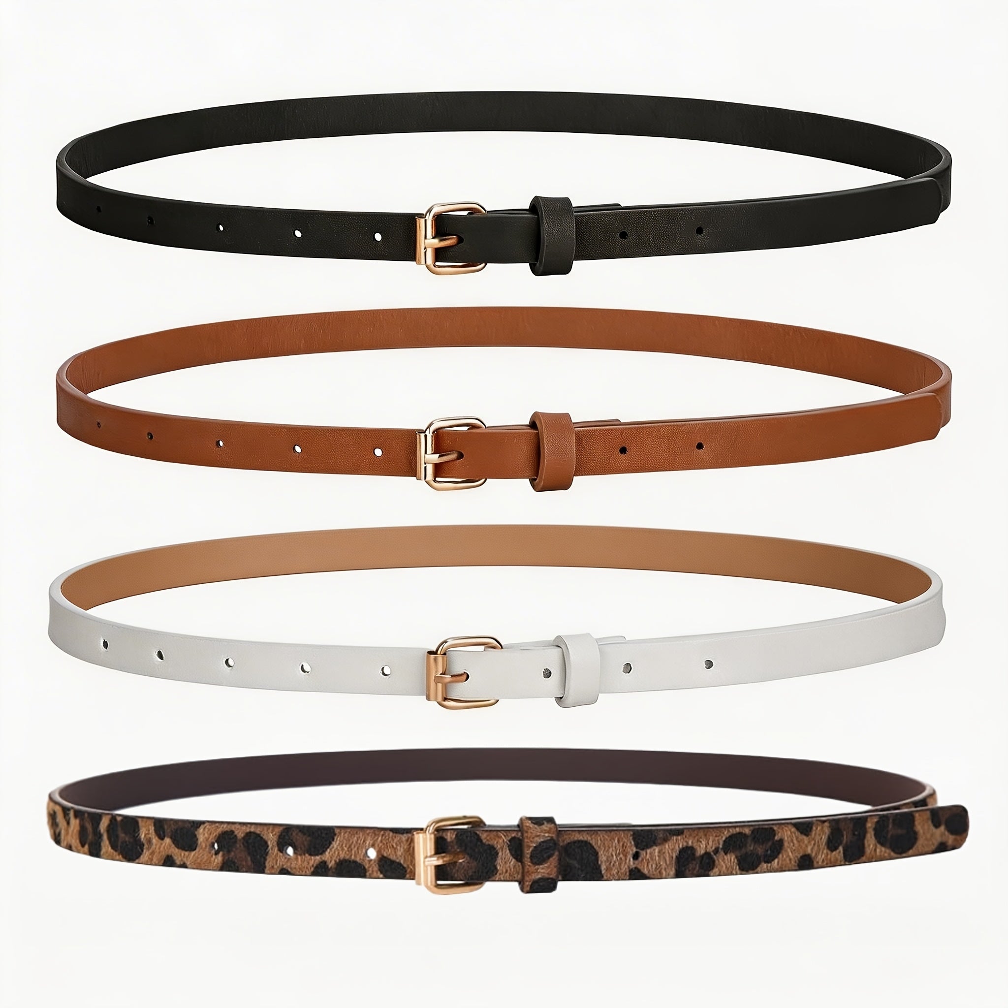 Ceinture Fine en Simili Cuir pour Femme Morgane — visuel 2