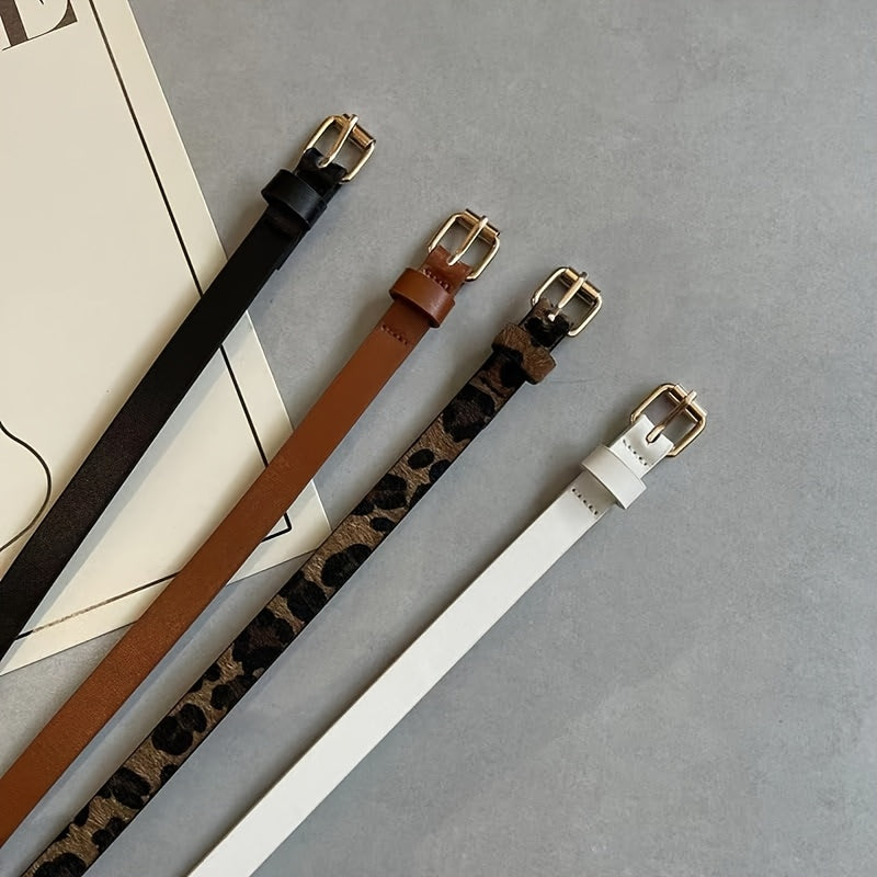 Ceinture Fine en Simili Cuir pour Femme Morgane — visuel 4