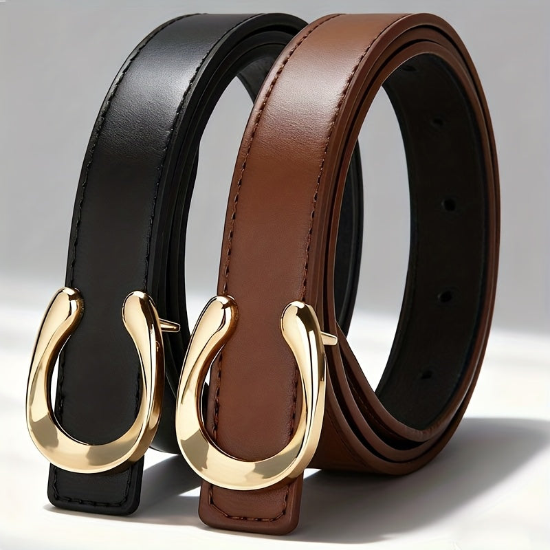 Ceinture Fine en Simili Cuir pour Femme Ursule — visuel 3