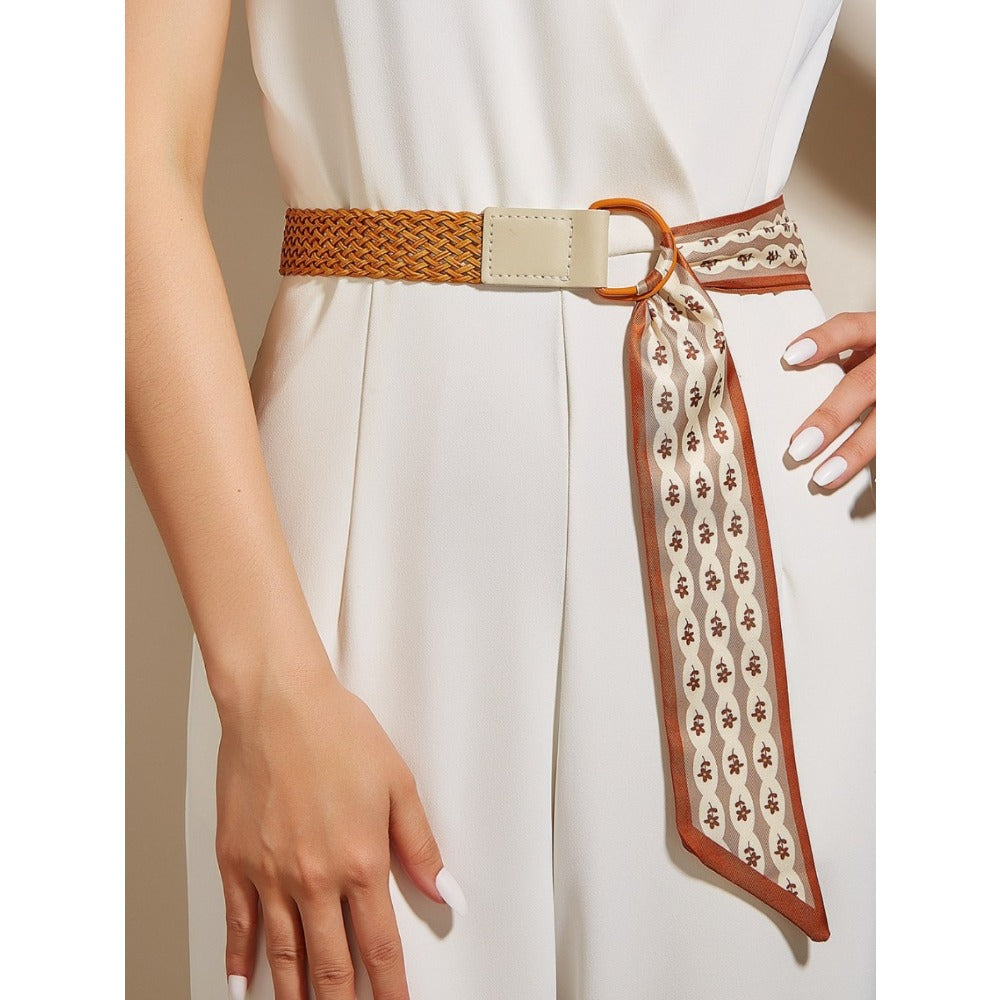 Ceinture Foulard en Simili Cuir pour Femme Noirmoutier — visuel 2