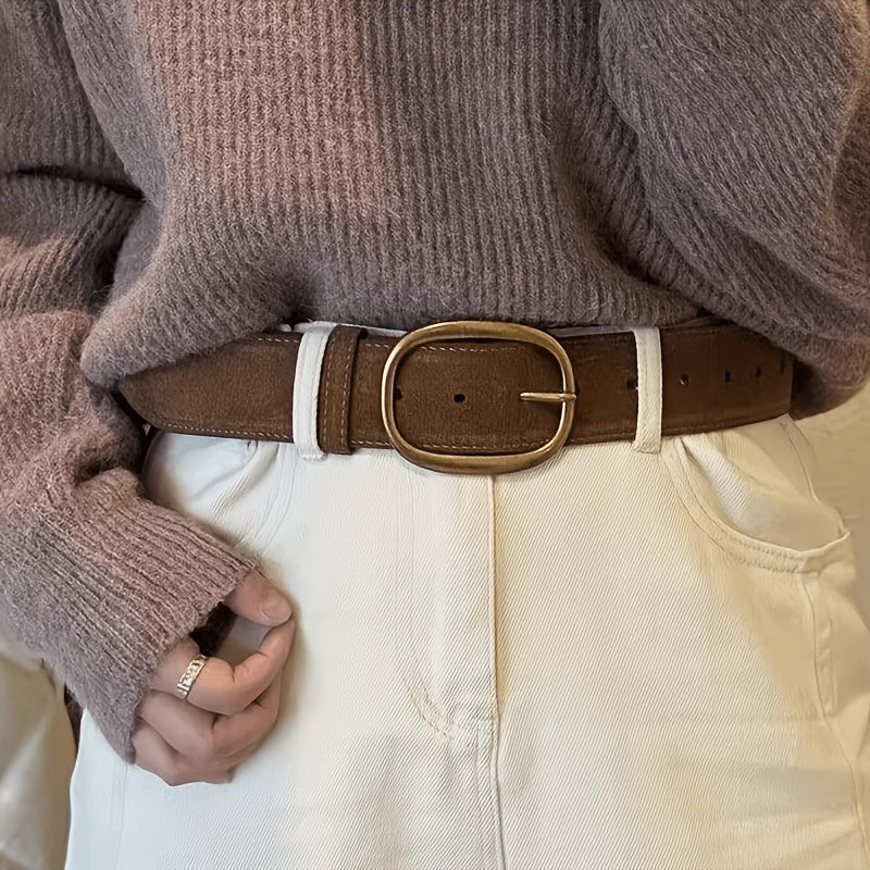 Ceinture Large en Simili Cuir pour Femme Cyrielle — visuel 3