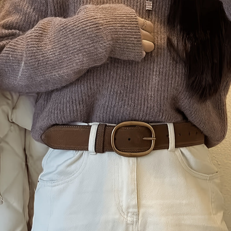 Ceinture Large en Simili Cuir pour Femme Cyrielle — visuel 4