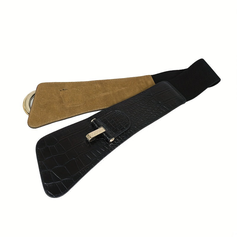 Ceinture Large en Simili Cuir pour Femme Fiesole — visuel 4