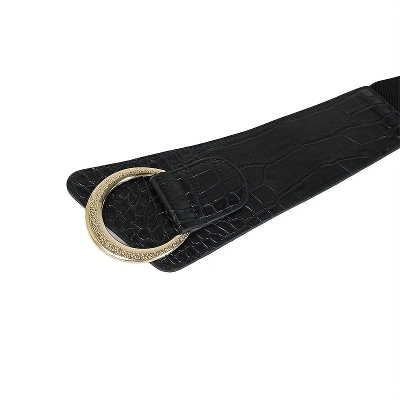 Ceinture Large en Simili Cuir pour Femme Fiesole — visuel 5
