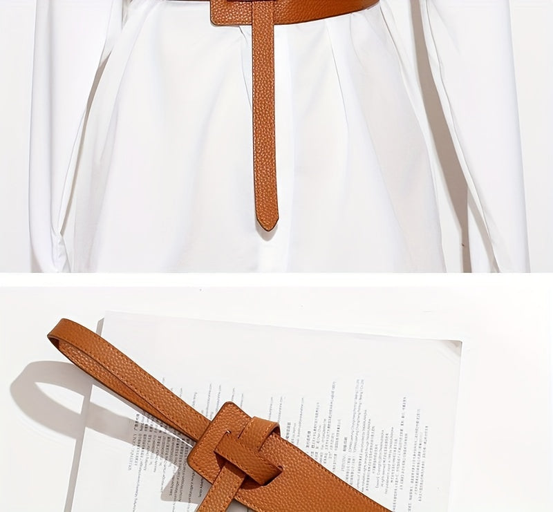 Ceinture Large en Simili Cuir pour Femme Frejus — visuel 15