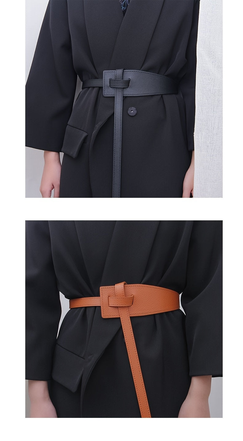Ceinture Large en Simili Cuir pour Femme Frejus — visuel 16