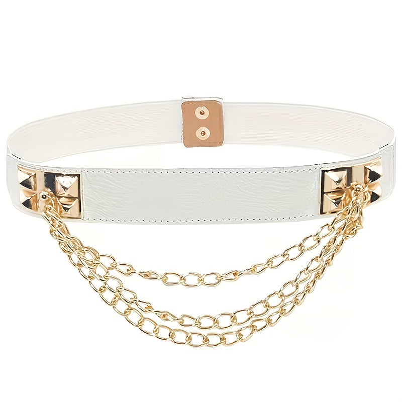 Ceinture Large en Simili Cuir pour Femme Positano — visuel 1
